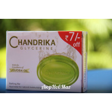 Аюрведическое,глицериновое мыло "Чандрика" (Chandrika) с маслом жожоба 